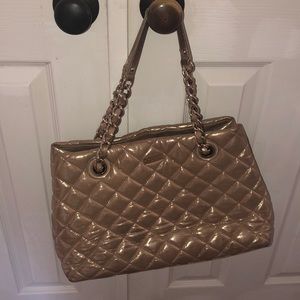 Kate Spade Quilted Handbag in gold